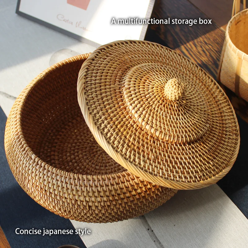 Handwoven Rattan Storage Box W - огляд і ціна Kitchen Baking Tray Storage