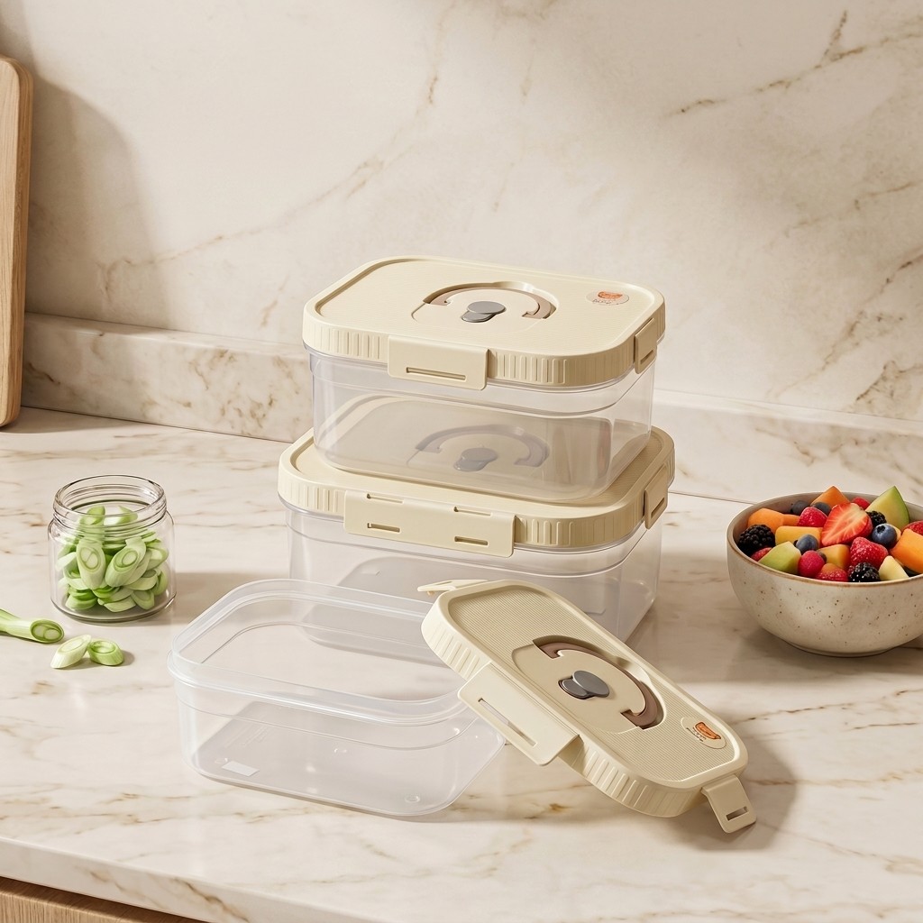 Clear Plastic Food Storage Box - огляд і ціна Kitchen Baking Tray Storage