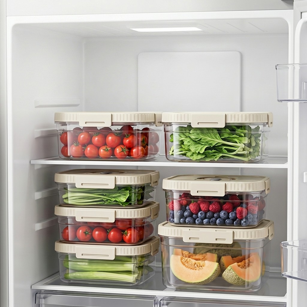 Clear Plastic Food Storage Box - огляд і ціна Kitchen Baking Tray Storage