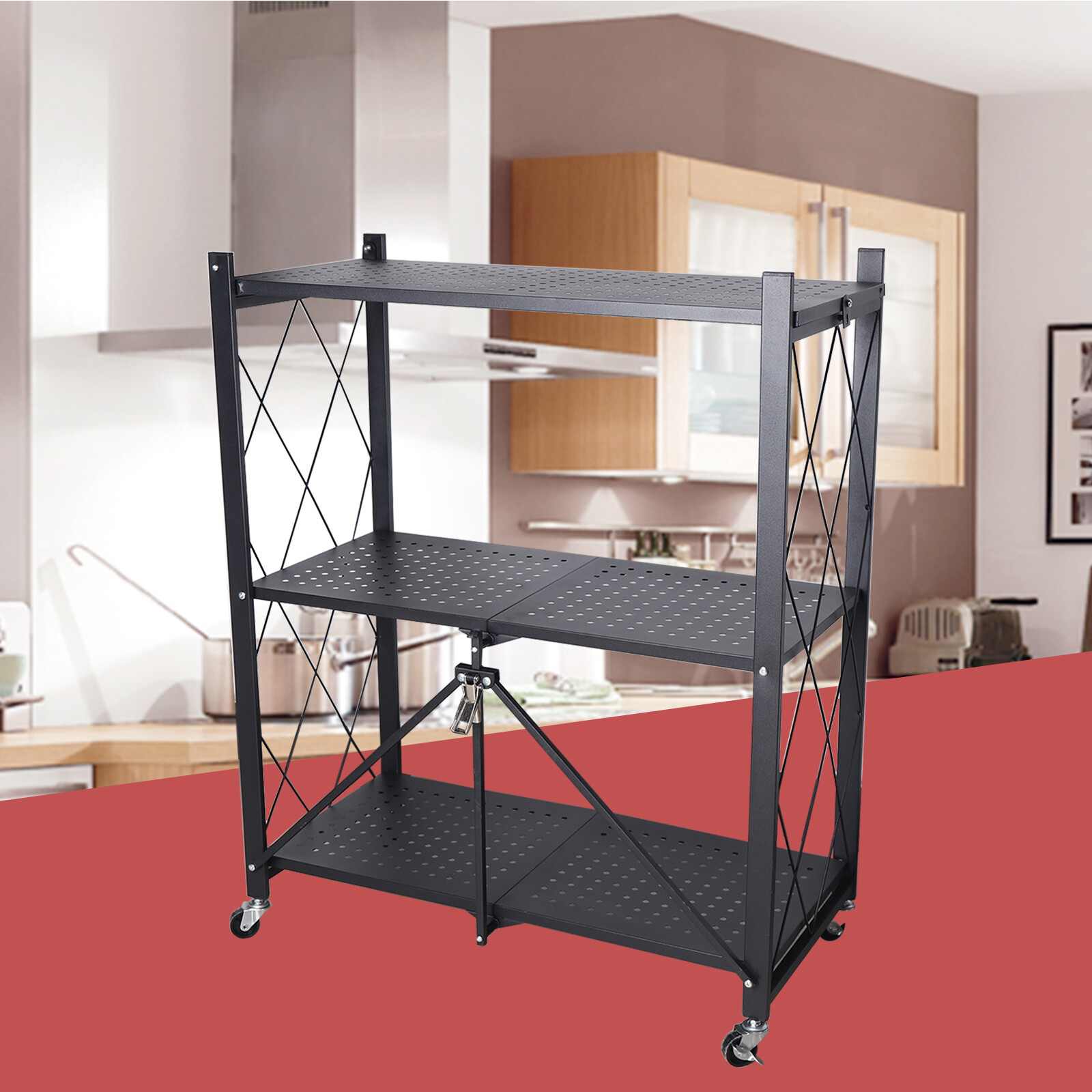 3 Layer Movable Storage Cart,  - огляд і ціна Kitchen Baking Cart