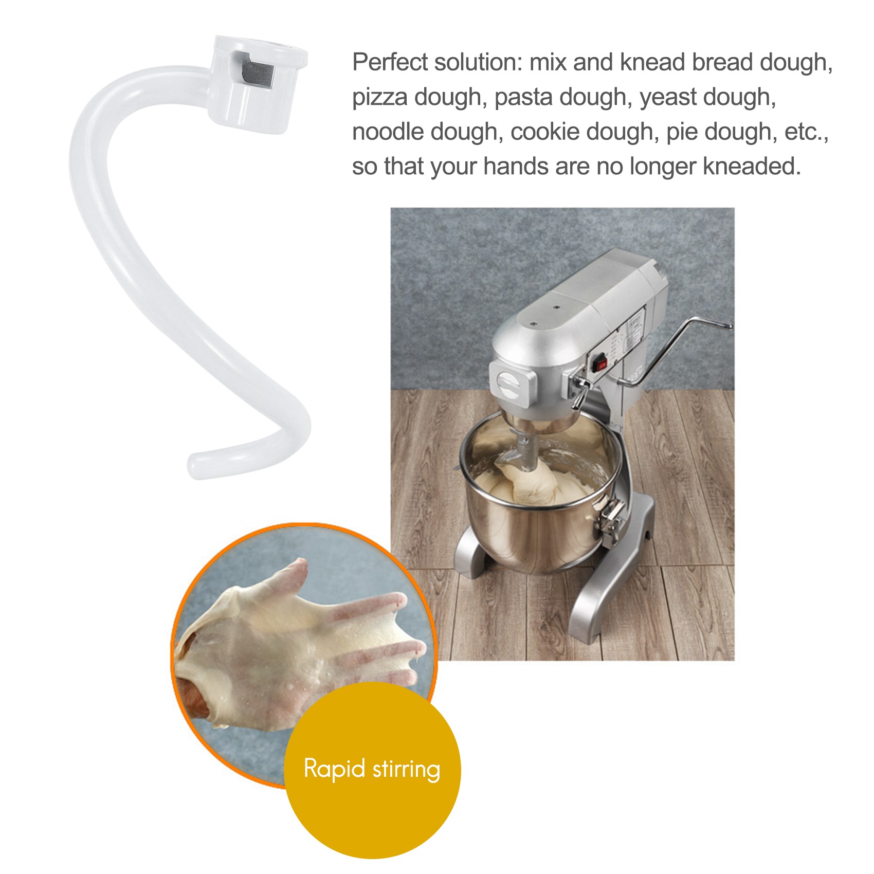 AEE6-Spiral Dough Hook Replace - огляд і ціна Kitchen Baking Aid