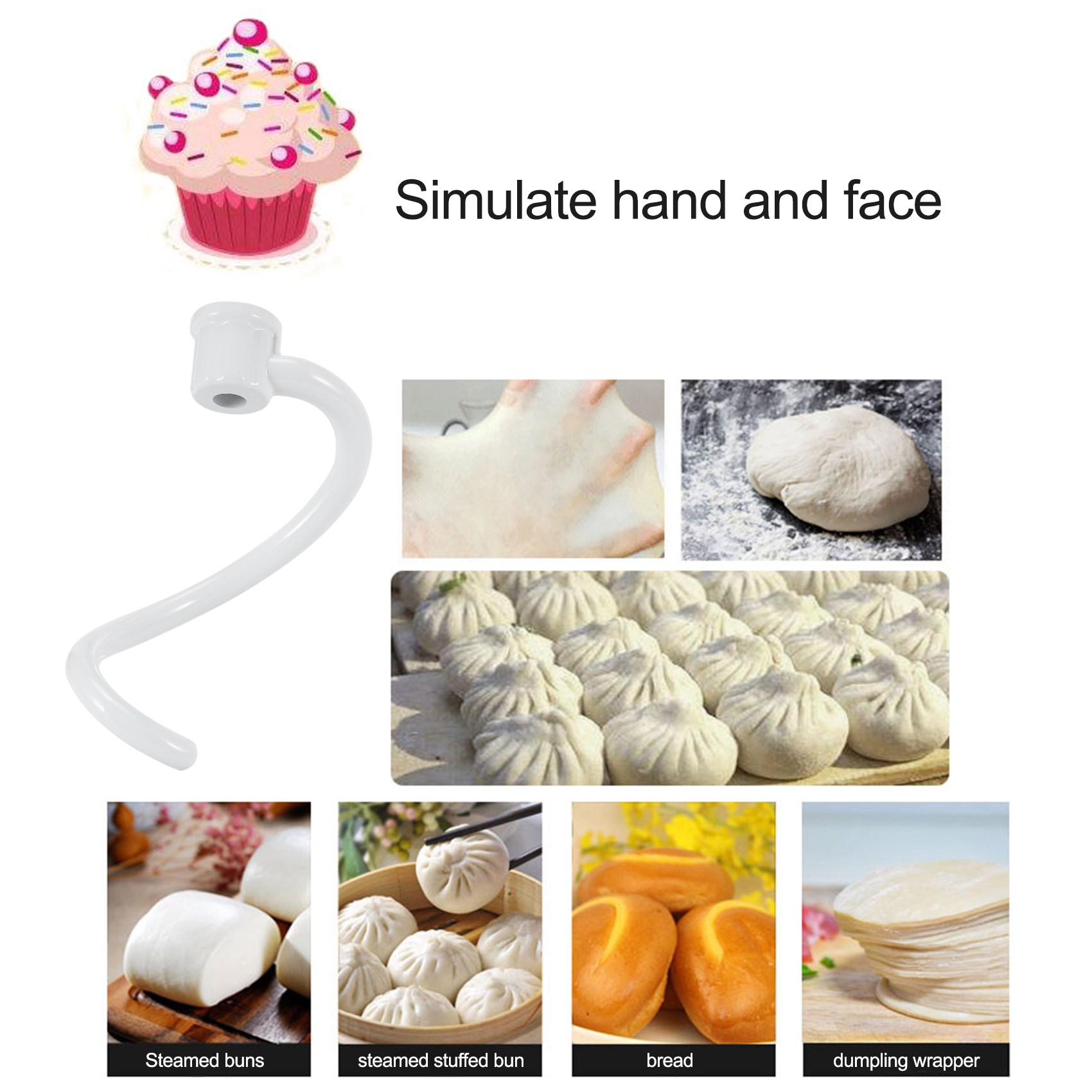 AEE6-Spiral Dough Hook Replace - огляд і ціна Kitchen Baking Aid